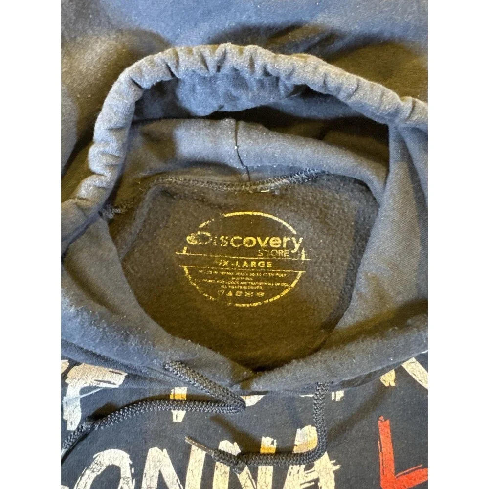 Homicide Hunter Rare Discovery Store Lt.‎ Joe Kenda Hoodie XXL Navy Full Graphic